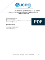 Desenvolvimento de Lideranças e Coaching Executivo Uma Revisão Das Publicações em Administração