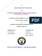 Iftm University, Moradabad: A Research Project Report ON