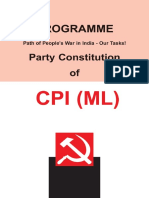 Programm Path and Constitution by CPI (ML) ND PDF