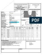 NCTL Project: Proposal Welding Procedure Specification