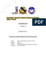 Chemistry Form 4 (Manufactured Substances in Industries)