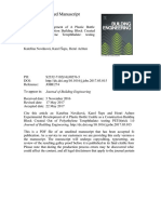 Experimental Development of A Plastic Bottle Usable As A Construction Building Block Created Out of Polyethylene Terephthalate - Testing PET (B) Rick 1.0 PDF