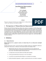 Human Behaviour Representation - : Dr. Uwe Dompke