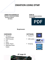 Home Automation Using DTMF: Under The Guidance of Done by