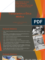 Transplantes e Ética Médica