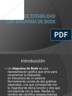 Análisis de Estabilidad Con Diagrama de Bode