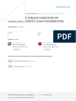 Influence of Torque Variation On Timing Belt Drive'S Load Distribution