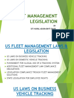 Fleet Management Legislation