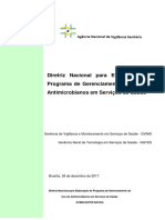 Diretriz Nacional para Elaboração de Programa de Gerenciamento Do Uso de Antimicrobianos em Serviços de Saúde