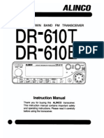 Alinco DR-610 Instruction Manual