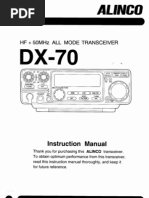 Alinco DX-70 Instruction Manual