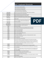 Microsoft Excel 2007 Keyboard Shortcuts 1