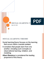 Social Learning Theory