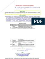 EE 390 - Introduction To Communication Systems: Special Notices