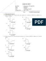 Titration Exercise