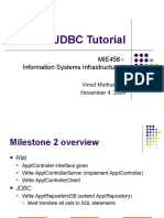 JDBC Tutorial: MIE456 - Information Systems Infrastructure II