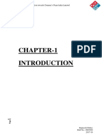 Chapter-1: Consumer Satisfaction Towards Domino's Pizza India Limited