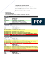 Start-Up: Schedule Collecting (Sharepoint Tool Example)