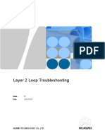 Layer 2 Loop Troubleshooting