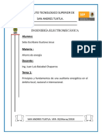 Auditoria Energetica Local, Nacional e Internacional