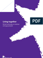 Living Together: British Attitudes To Lesbian and Gay People