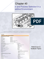 Product Design and Process Selection in A Competitive Environment