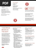 University of The East Graduate School Brochure Apr2018