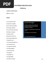 Partituras Meloteca Indices