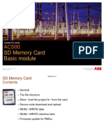 SD Memory Card Basic Module: Scalable PLC AC500