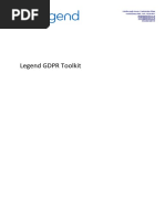 Legend GDPR Toolkit