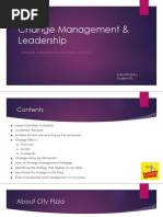 Change Management & Leadership: Diploma in Business Management - Level 6