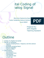 Digital Coding of Analog Signal Ut1