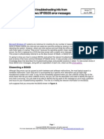 Extract Troubleshooting Info From Windows XP BSOD Error Messages