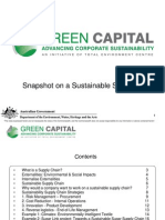 Snapshot On Sustainable Supply Chain