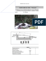 1.-Diseño de Bocatoma Tirolesa de 3m