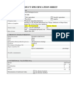 Product Specification Sheet (30 Maret 2018)