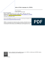 Schema Theory and ESL Reading Pedagogy