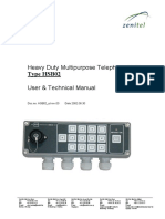 Heavy Duty Multipurpose Telephone Unit: Type HSB02