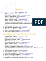 Robotics - Lecture Notes, Study Material and Important Questions, Answers