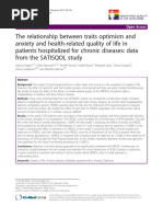 The Relationship Between Traits Optimism and