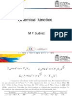 Chemical Kinetics: M F Suárez