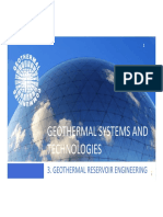 Geothermal Systems and Technologies