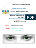 Banco de Preguntas de Acuerdo Al Nuevo Código Procesal Penal