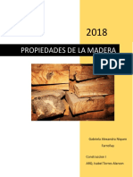 Propiedades de La Madera