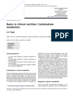 Basics in Clinical Nutrition: Carbohydrate Metabolism: Luc Tappy