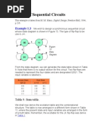 Design of Sequential Circuits