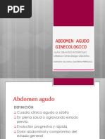 Abdomen Agudo Ginecológico