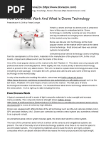 How Do Drones Work and What Is Drone Technology