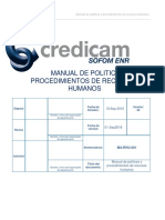 9.MA-RHU-001 Manual de Políticas de Recursos Humanos