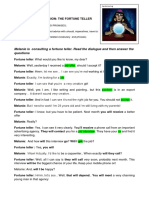 Reading Comprehension The Fortune Teller Grammar Guides Reading Comprehension Exercises Rol 90154